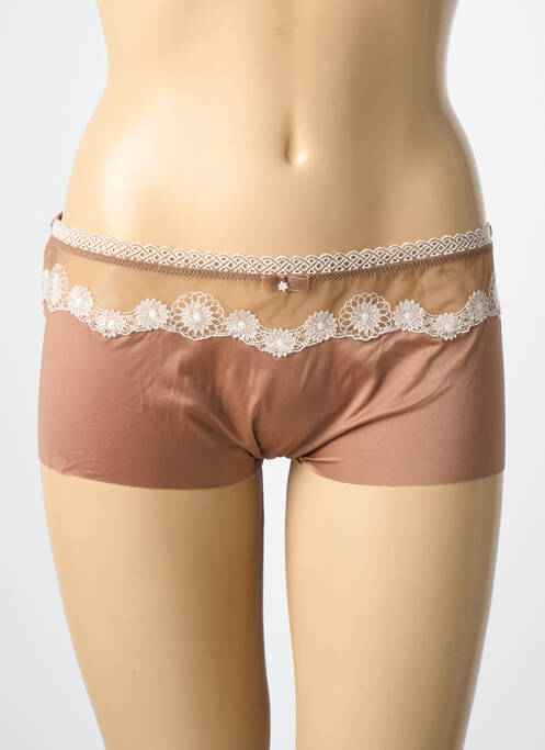 Shorty marron WACOAL femme