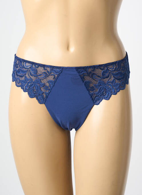 Tanga bleu WACOAL femme
