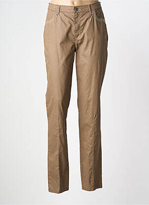 Pantalon slim poches beige K'TENDANCES femme
