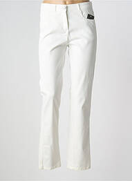 Pantalon slim poches blanc FRANK WALDER femme