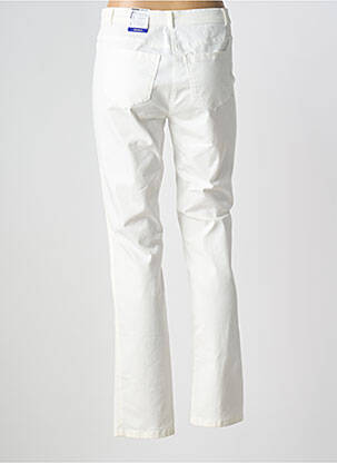 Pantalon slim poches blanc FRANK WALDER femme