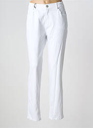 Pantalon slim poches blanc ANNA MONTANA femme