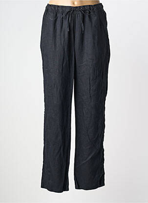 Pantalon droit taille élastique noir BARBARA LEBEK femme