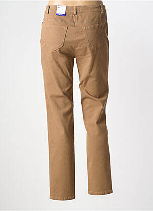 Pantalon slim poches beige FRANK WALDER femme