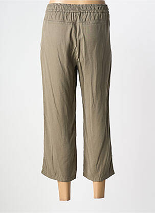 Pantalon 7/8 taille élastique vert THOMAS RABE femme