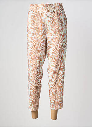 Pantalon 7/8 taille élastique beige LCDN femme