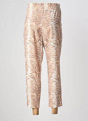 Pantalon 7/8 taille élastique beige LCDN femme