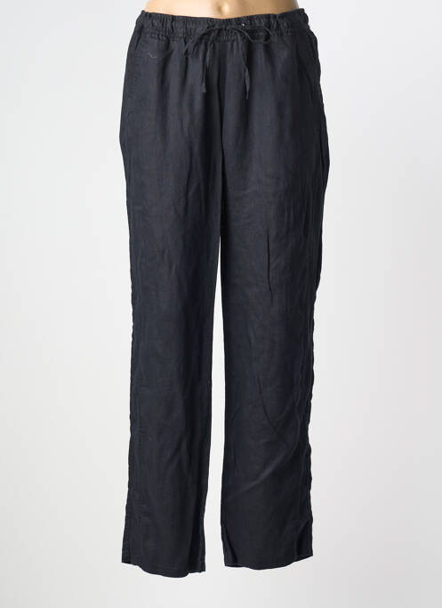 Pantalon droit taille élastique noir BARBARA LEBEK femme