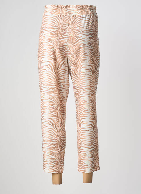 Pantalon 7/8 taille élastique beige LCDN femme