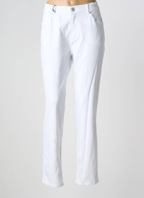 Pantalon slim blanc ANNA MONTANA femme