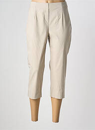 Pantacourt stretch taille normale beige MAGIC SHAPE femme