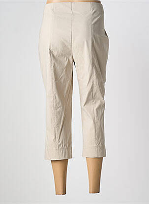 Pantacourt stretch taille normale beige MAGIC SHAPE femme