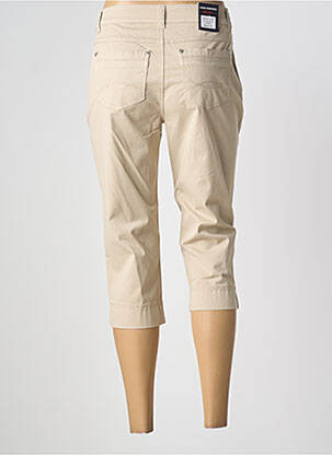 Pantacourt stretch taille normale beige ANNA MONTANA femme