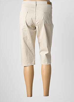 Pantacourt stretch taille normale beige LCDN femme