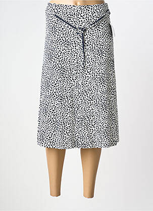 Jupe mi-longue blanc FRANK WALDER femme