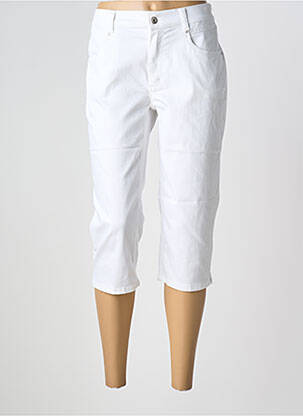 Pantacourt blanc ANNA MONTANA femme