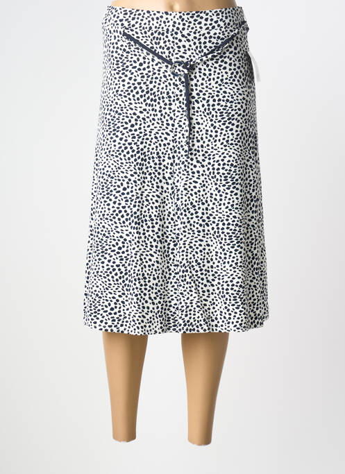 Jupe mi-longue blanc FRANK WALDER femme