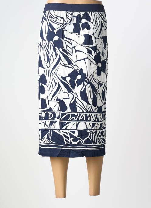 Jupe mi-longue bleu BARBARA LEBEK femme
