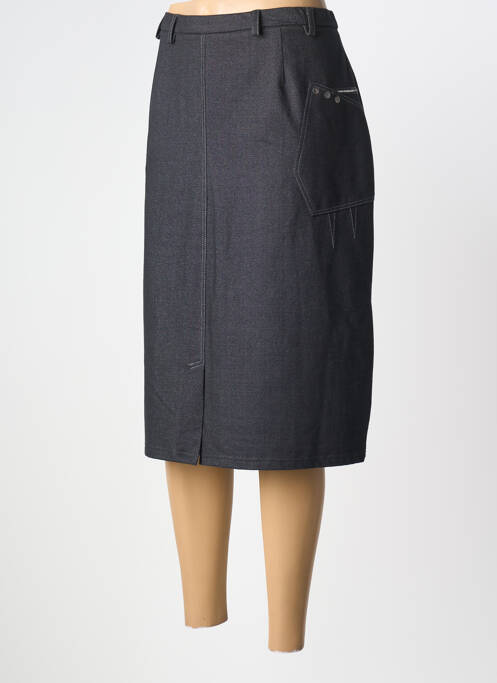 Jupe mi-longue noir GUY DUBOUIS femme