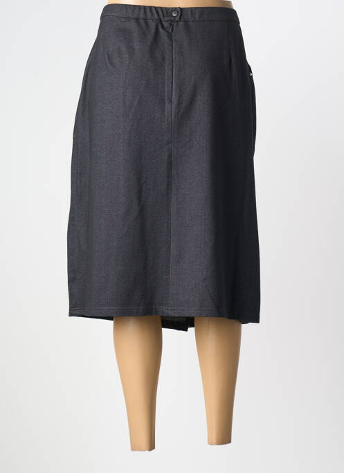 Jupe mi-longue noir GUY DUBOUIS femme