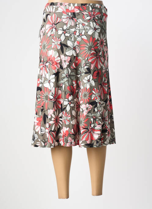 Jupe mi-longue vert FRANK WALDER femme