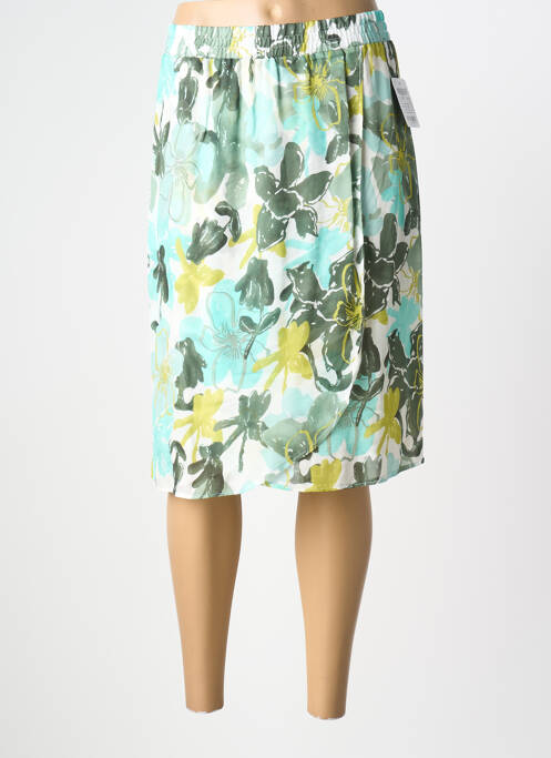 Jupe mi-longue vert FRANK WALDER femme