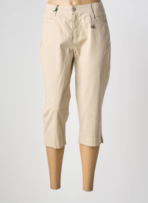 Pantacourt beige ANNA MONTANA femme