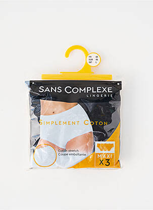 Culotte haute noir SANS COMPLEXE femme