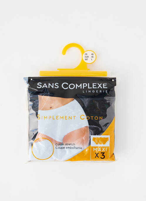 Culotte haute noir SANS COMPLEXE femme