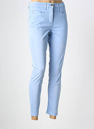 Jeans coupe slim stretch taille haute bleu BETTY BARCLAY femme