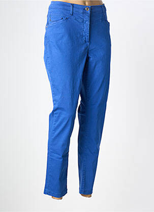 Jeans coupe slim stretch taille haute bleu fonce BETTY BARCLAY femme