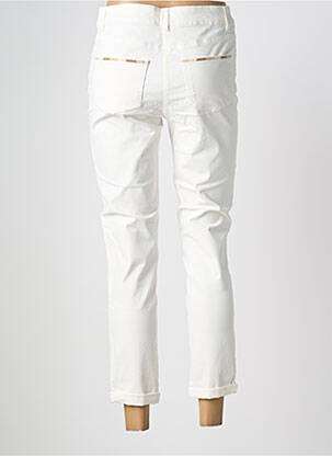 Pantalon 7/8 stretch taille normale blanc MPC (MA PETITE CAPSULE) femme