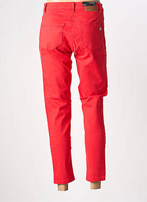 Jeans coupe slim taille haute taille haute rouge BETTY BARCLAY femme
