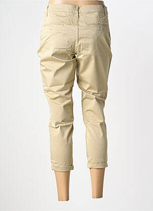 Pantalon 7/8 taille à pinces taille normale beige LCDN femme