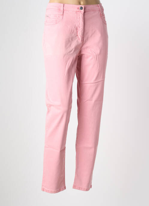 Jeans coupe slim stretch taille normale rose fonce BETTY BARCLAY femme