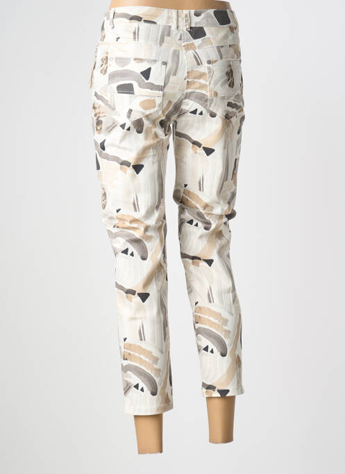 Pantalon 7/8 beige ANNA MONTANA femme