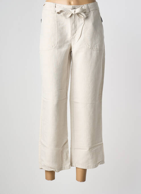 Pantalon 7/8 beige ANNA MONTANA femme