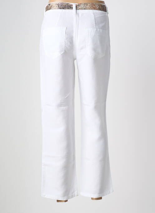 Pantalon 7/8 blanc ANNA MONTANA femme