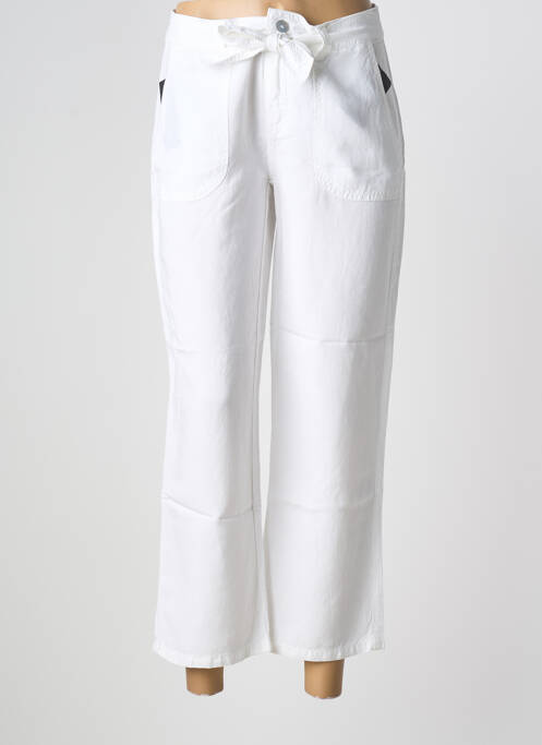 Pantalon 7/8 blanc ANNA MONTANA femme