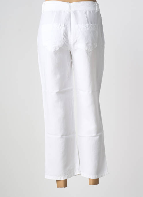 Pantalon 7/8 blanc ANNA MONTANA femme