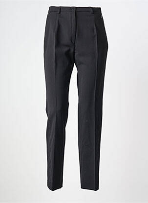 Pantalon slim taille haute taille haute noir GUY DUBOUIS femme