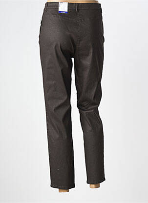 Pantalon 7/8 stretch taille normale marron FRANK WALDER femme