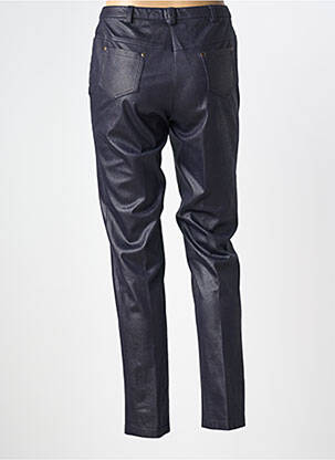 Pantalon slim taille élastique taille normale bleu MARI GIUDICELL femme