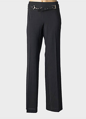 Pantalon flare taille normale taille normale noir PAZ TORRAS femme