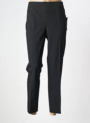Pantalon 7/8 taille élastique taille normale noir LISETTE L femme
