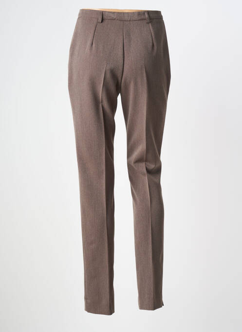 Pantalon slim taille normale taille normale marron GUY DUBOUIS femme