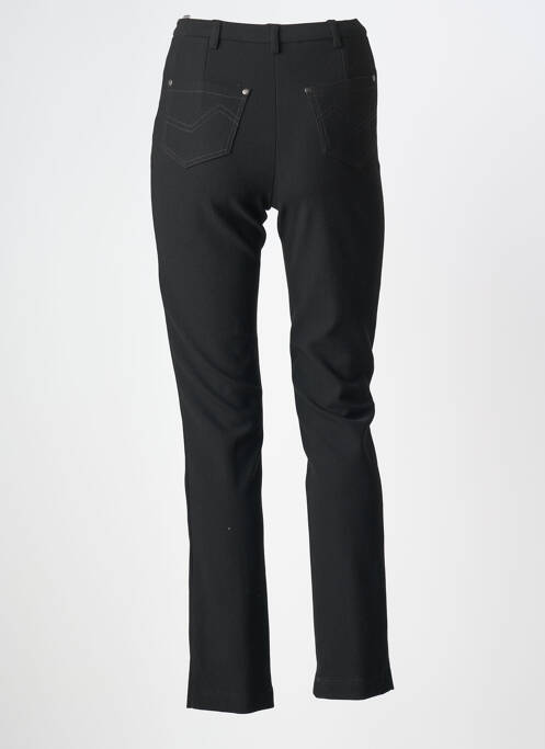 Pantalon slim stretch taille haute noir GUY DUBOUIS femme
