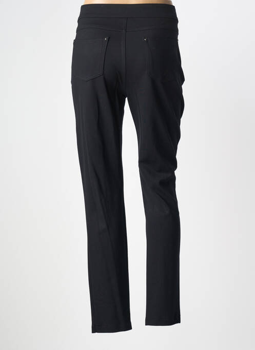 Pantalon slim stretch taille normale noir ANNA MONTANA femme