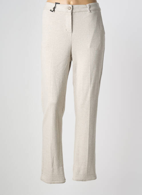 Pantalon slim beige ANNA MONTANA femme