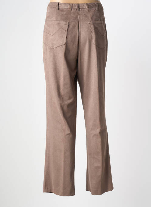 Pantalon slim marron FRANCE RIVOIRE femme